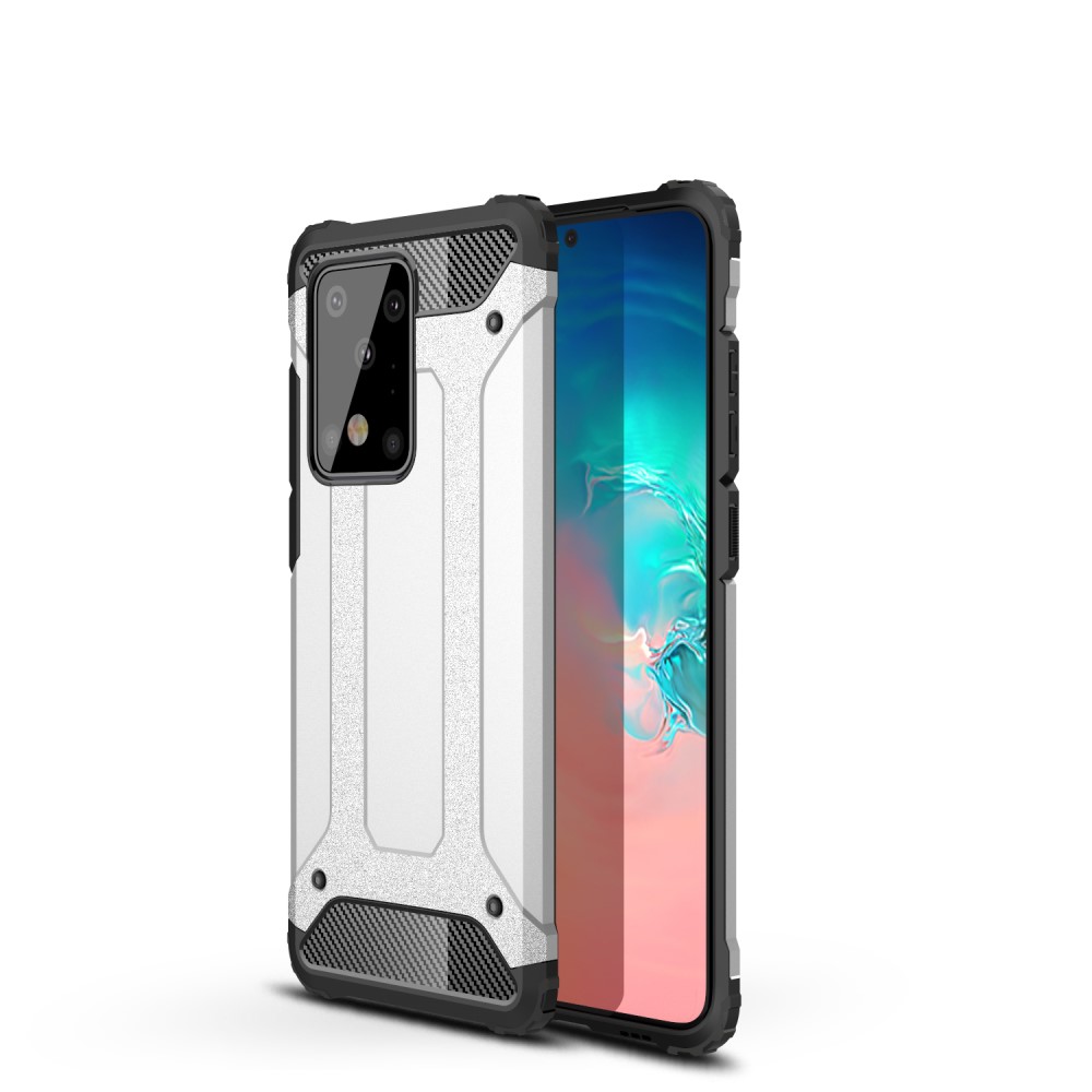 OEM Armor Guard Skal för Galaxy S20 Ultra - Silver