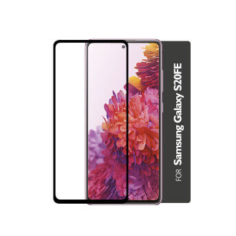 GEAR GEAR Härdat Glas Skärmskydd 2.5D Full Cover Black Samsung Galaxy S20 FE