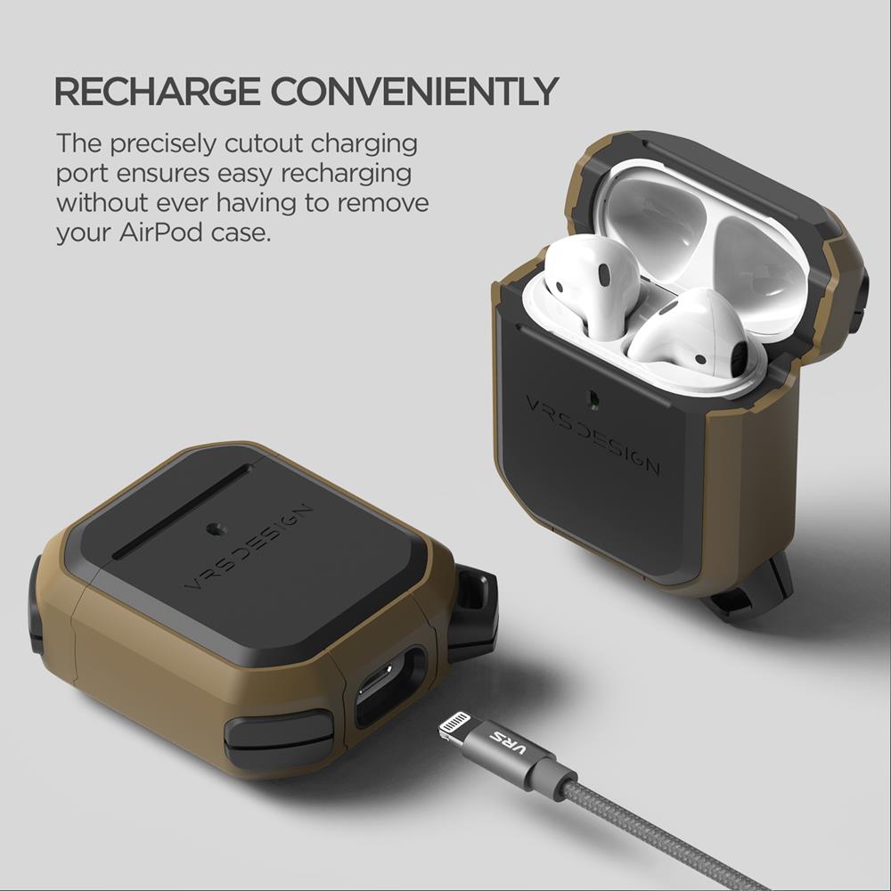 VERUS VRS DESIGN Active Skal Apple Airpods - Sahara Khaki
