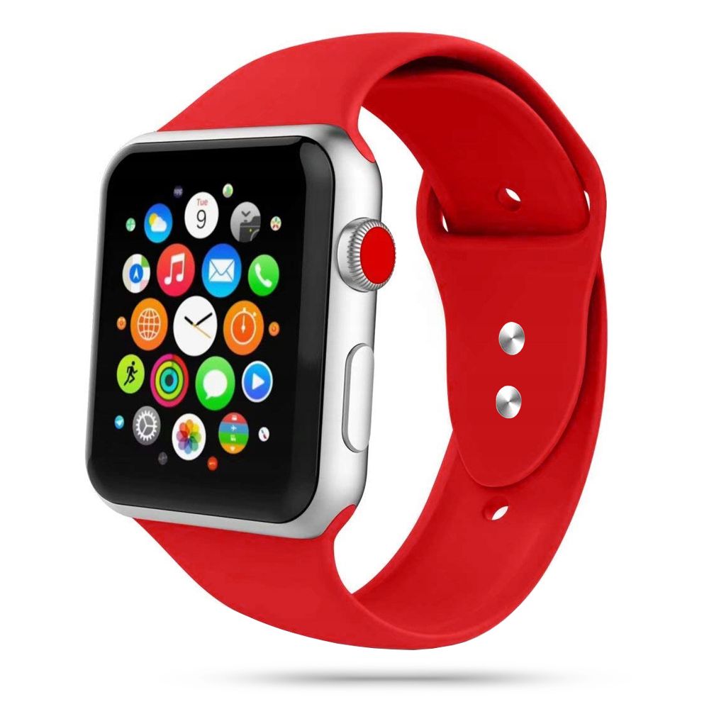Tech-Protect Tech-Protect Iconband Apple Watch 4/5/6/7/8/SE/Ultra (42/44/45/49mm) - Röd