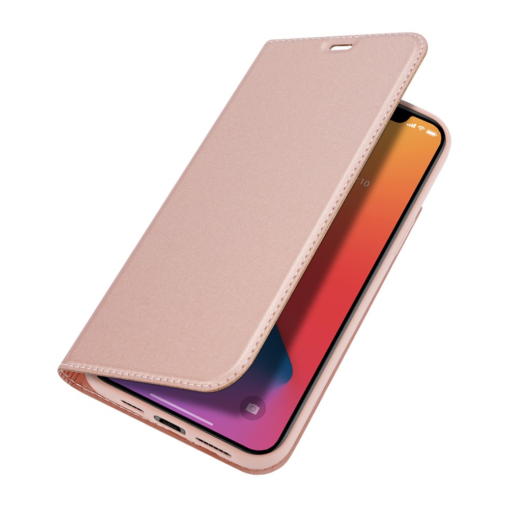 Dux Ducis Dux Ducis PU Läder Plånboksfodral iPhone 12 Pro Max - Rose Gold
