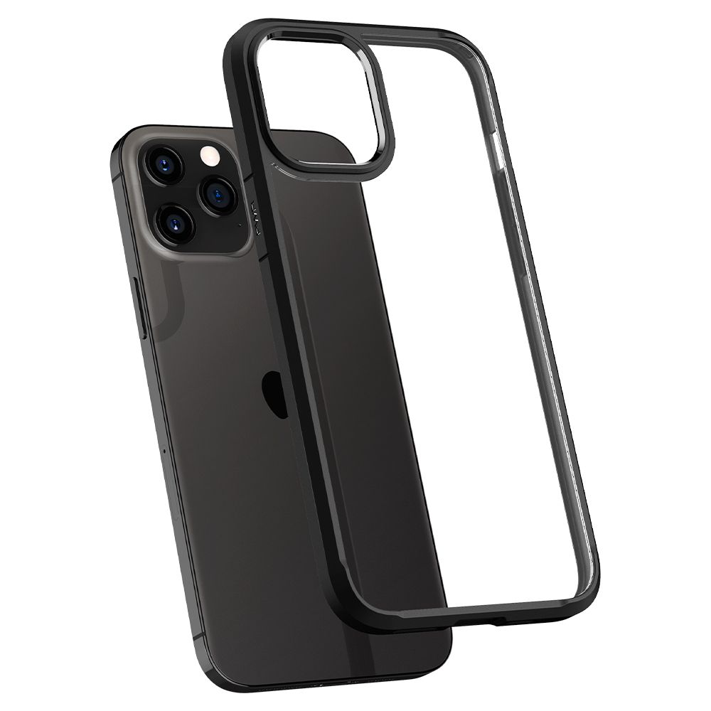 Spigen SPIGEN Ultra Hybrid iPhone 12 & 12 Pro - Matte Black