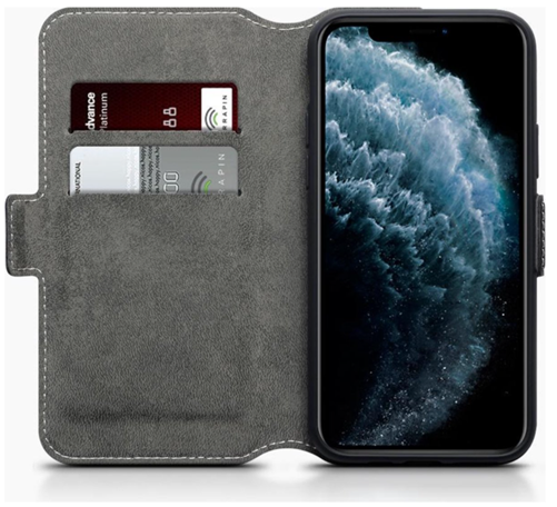 Terrapin Terrapin Slim Plånboksfodral iPhone 12 Pro Max - Svart