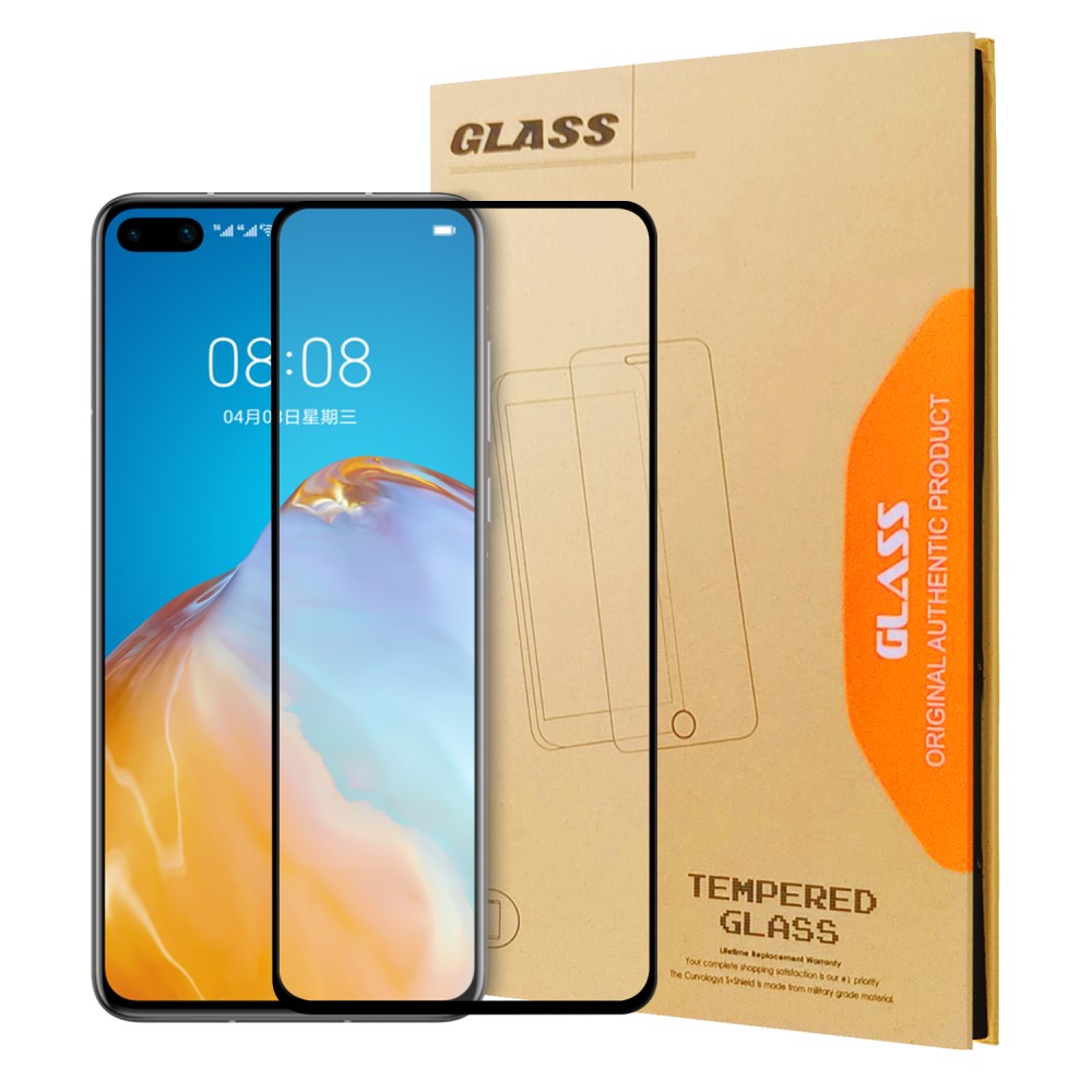 OEM Full-Fit Härdat Glas Skärmskydd till Huawei P40 Pro