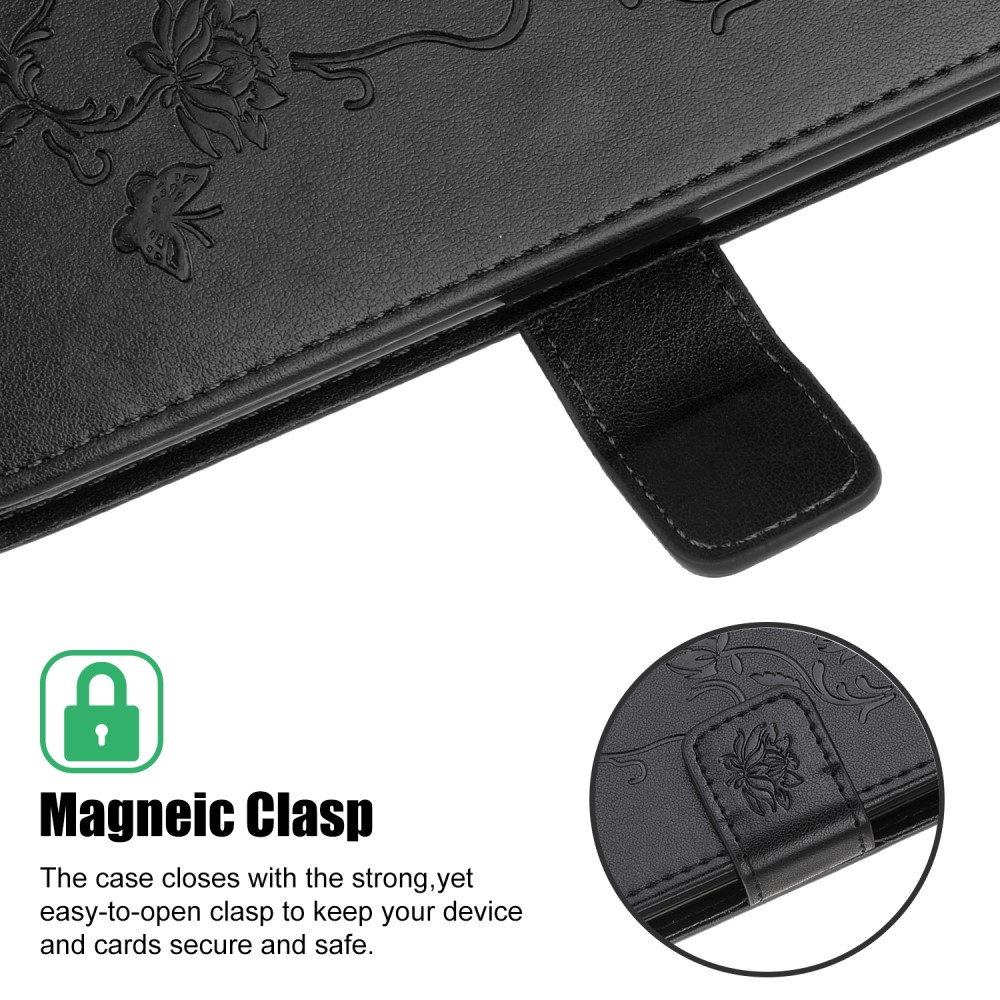 OEM Butterfly Plånboksfodral till Huawei P40 - Svart