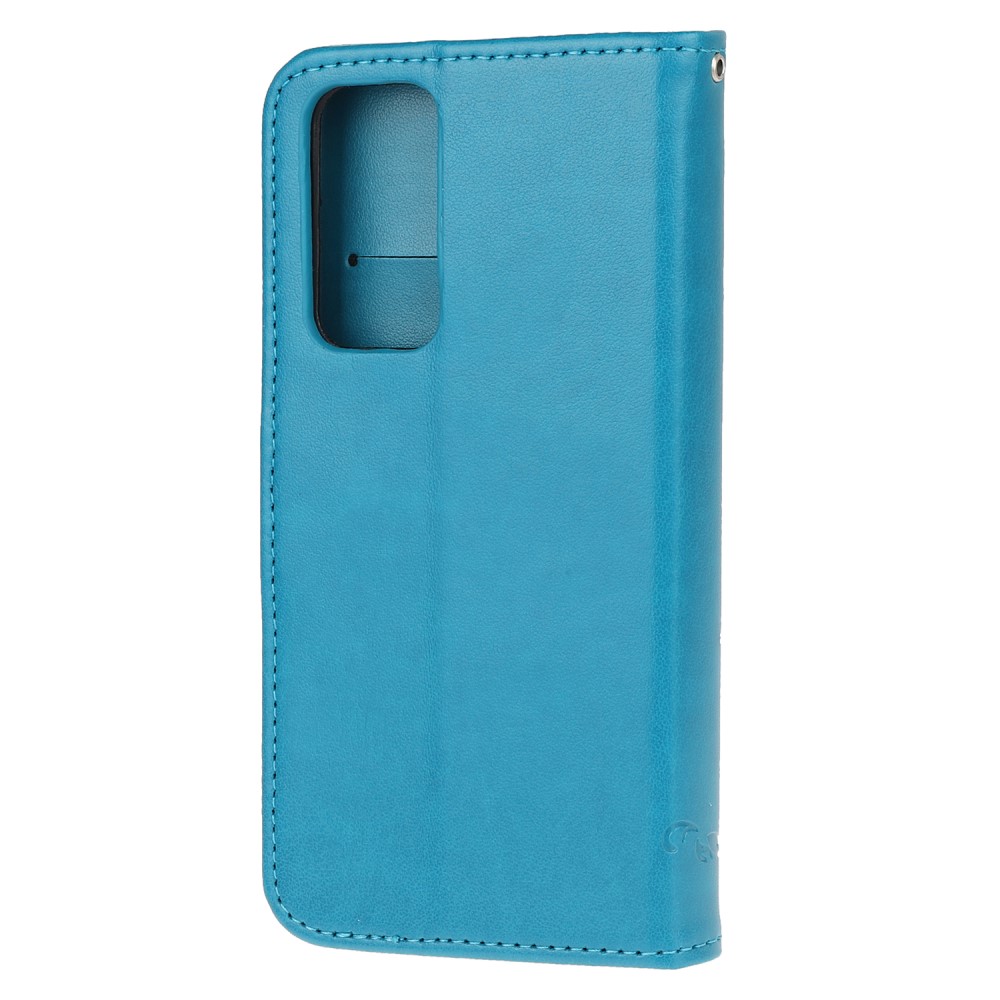 OEM Butterfly Plånboksfodral till Huawei P40 - Blå