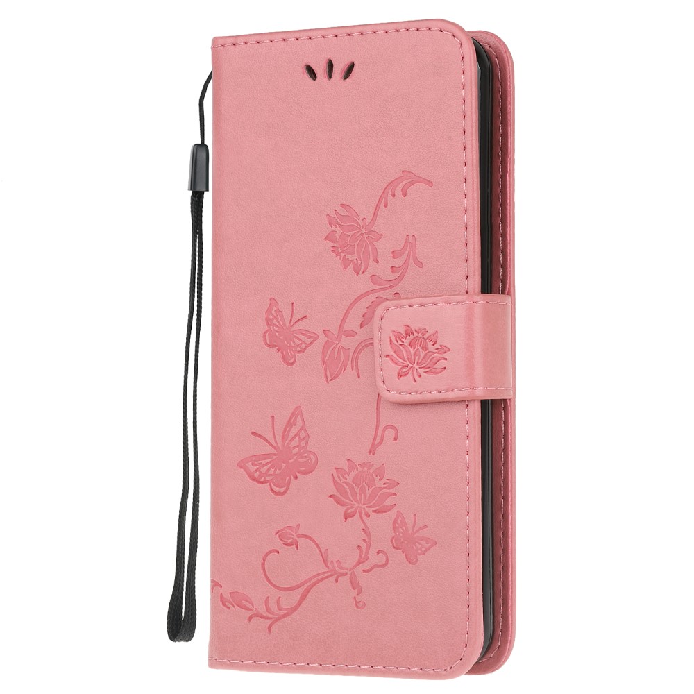 OEM Butterfly Plånboksfodral till Huawei P40 - Rosa