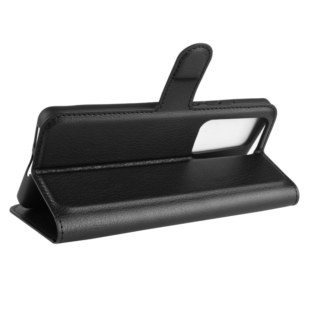 OEM Litchi Plånboksfodral till Huawei P40 Pro - Svart