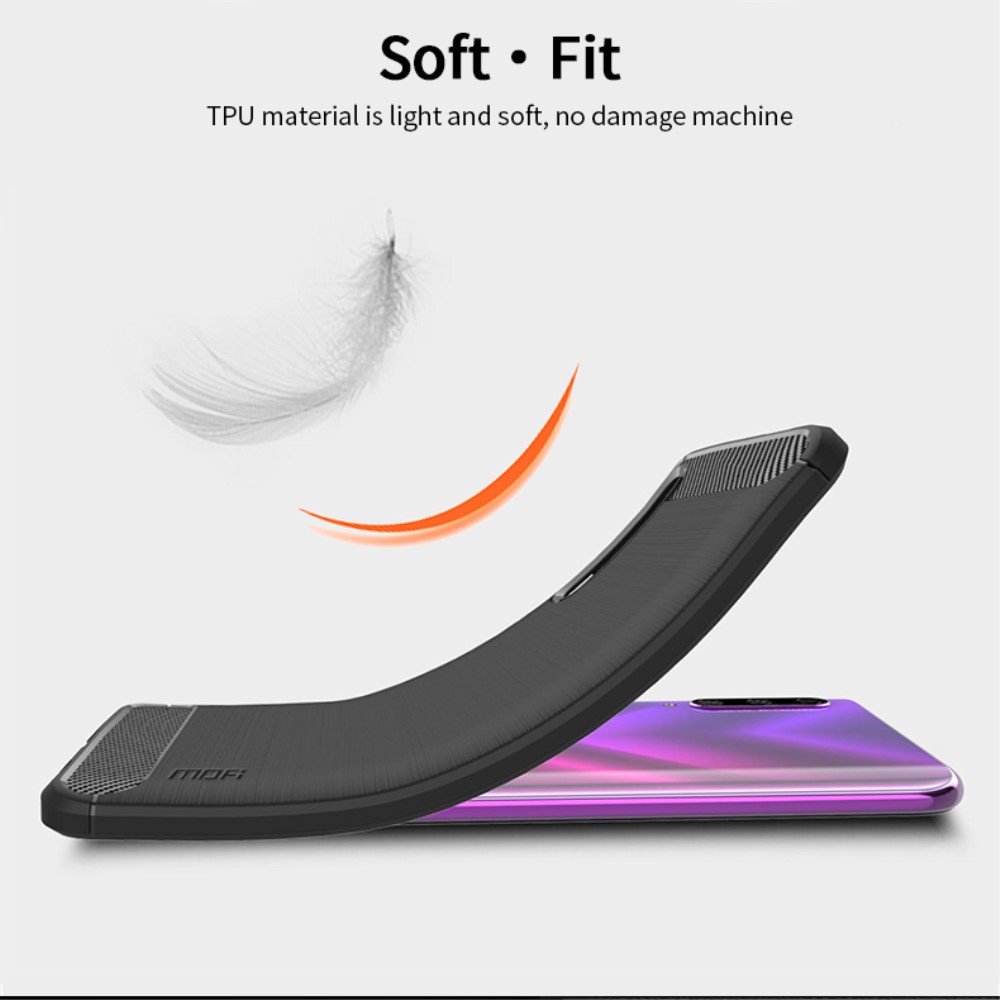 Mofi MOFI Carbon Fiber Mobilskal Huawei P Smart Pro - Svart