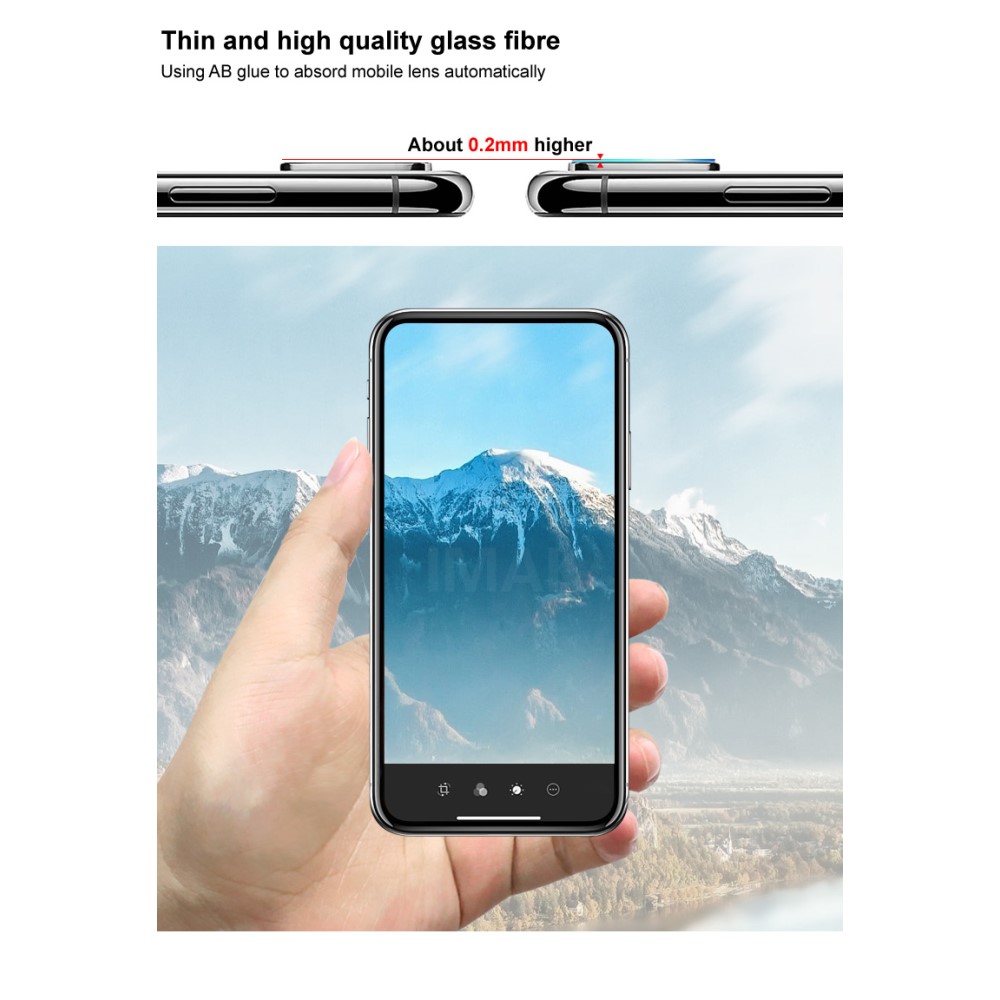 Imak IMAK 2Pcs Pack Kameralinsskydd i Härdat Glas Huawei P Smart Z