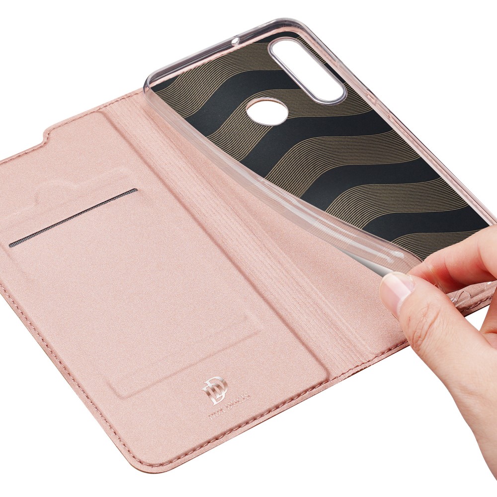 Dux Ducis Dux Ducis Skin Series Plånboksfodral Huawei P40 Lite E - Rose Gold