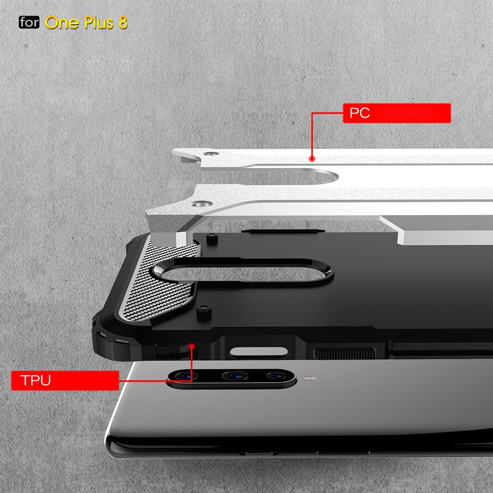 OEM Armor Guard Skal OnePlus 8 - Svart