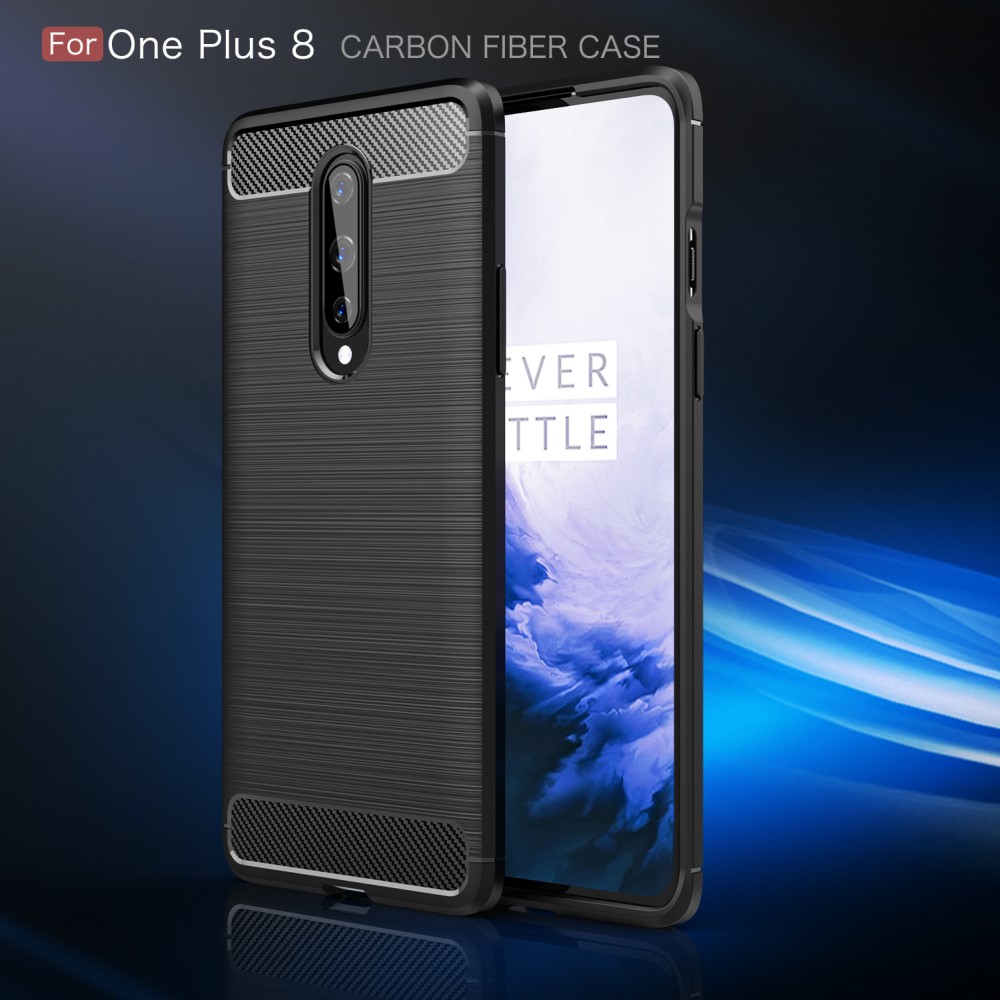OEM Carbon Fibre Skal OnePlus 8 - Blå