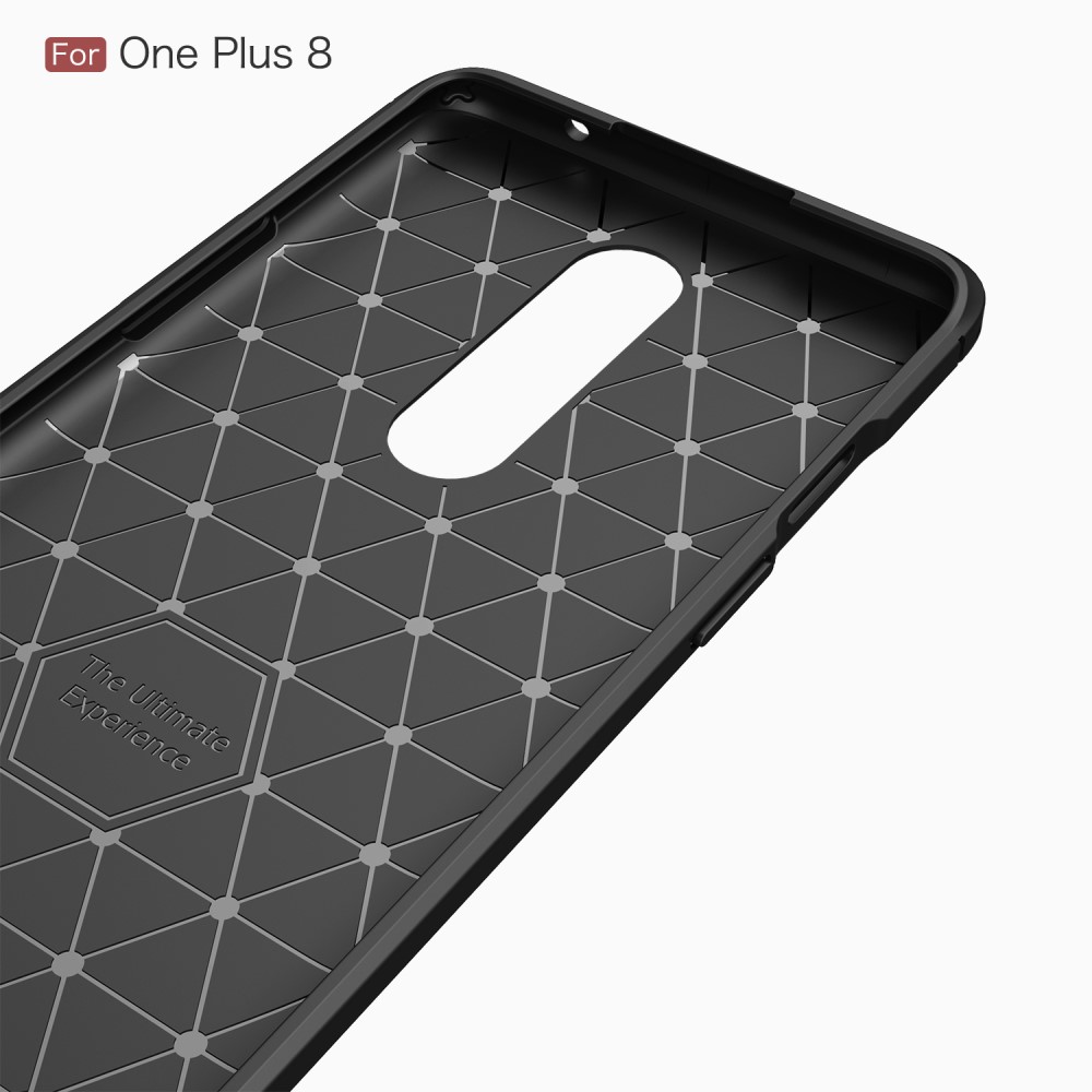 OEM Carbon Fibre Skal OnePlus 8 - Blå