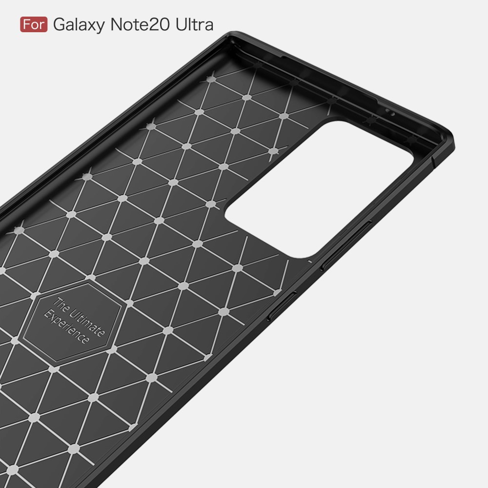 OEM Carbon TPU Skal till Galaxy Note 20 Ultra - Svart