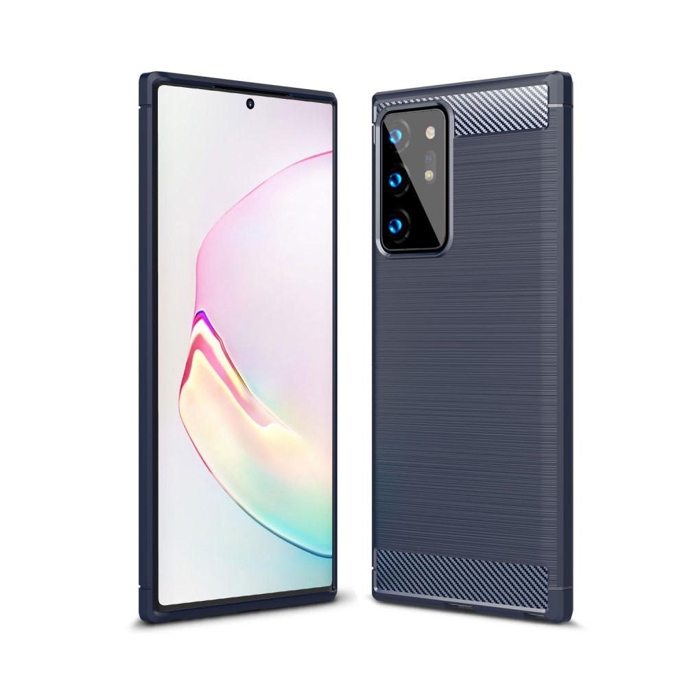 OEM Carbon TPU Skal till Galaxy Note 20 Ultra - Blå