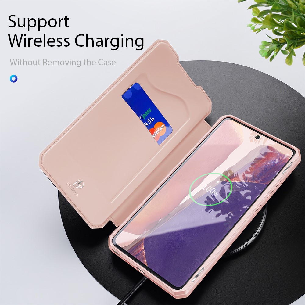 Dux Ducis DUX DUCIS Leather Fodral Till Samsung Galaxy Note 20 - Rose Gold