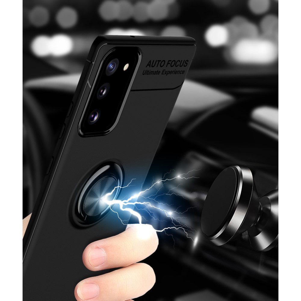 OEM Finger Ring Skal Till Samsung Galaxy Note 20 - Svart