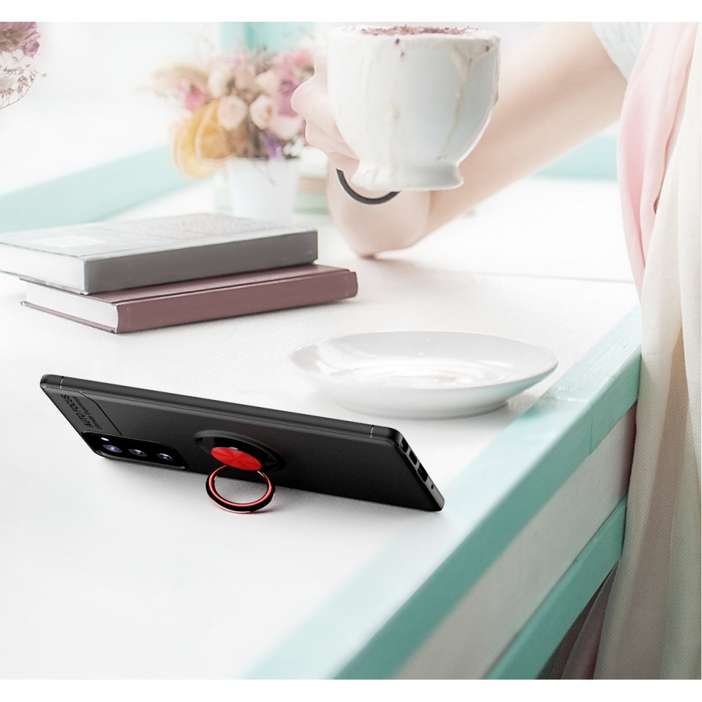 OEM Finger Ring Skal Till Samsung Galaxy Note 20 - Svart