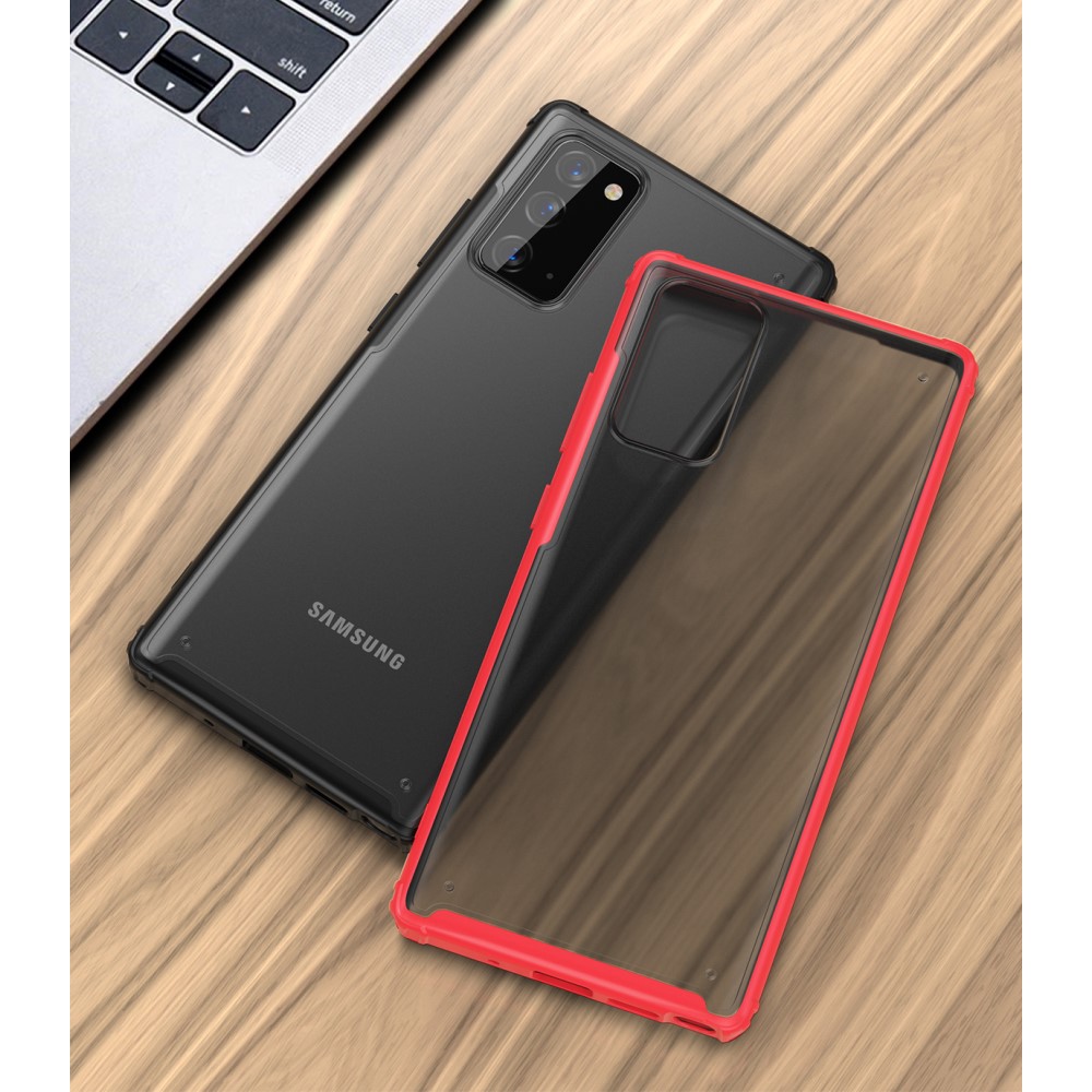 OEM Armor Series Matte PC + TPU Hybrid Skal Till Galaxy Note 20 - Grön