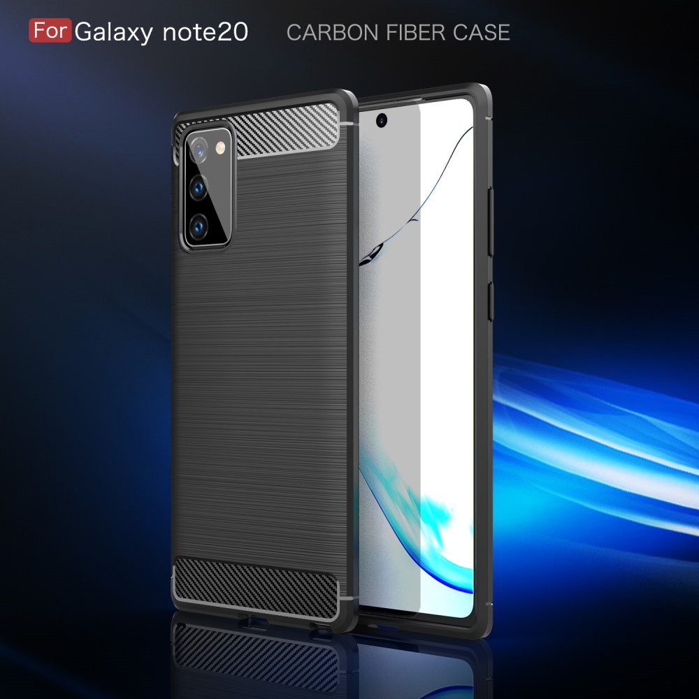OEM Carbon TPU Skal Till Galaxy Note 20 - Svart