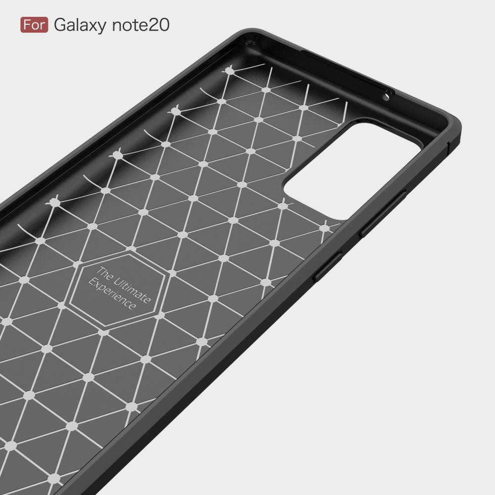 OEM Carbon TPU Skal Till Galaxy Note 20 - Svart