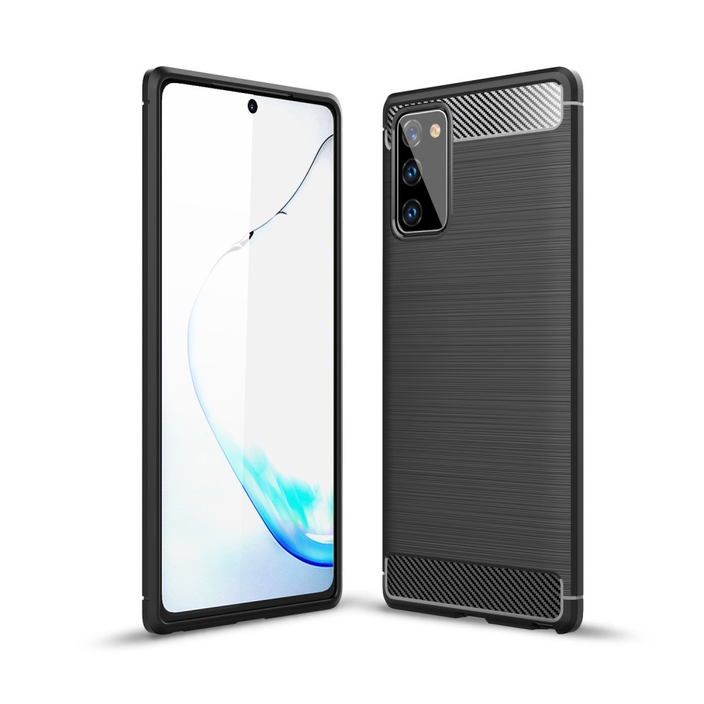 OEM Carbon TPU Skal Till Galaxy Note 20 - Svart