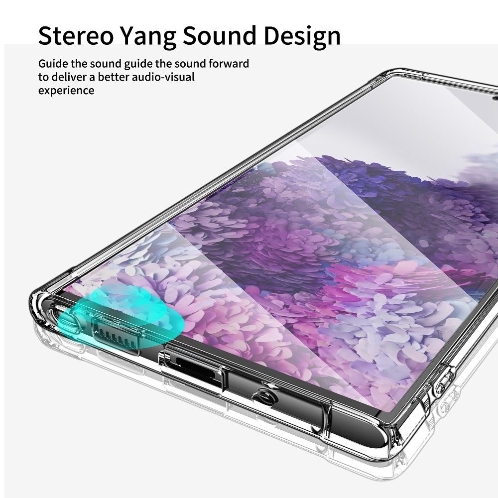 OEM LEEU Shockproof Skal Till Samsung Galaxy Note 20 - Clear