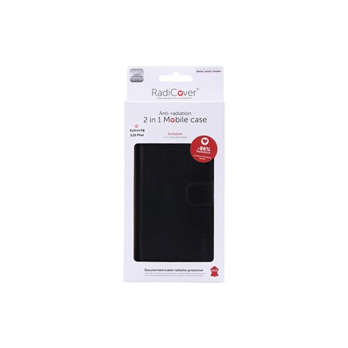 Radicover RADICOVER Strålningsskydd Plånboksväska PU Samsung S20 Plus - Svart
