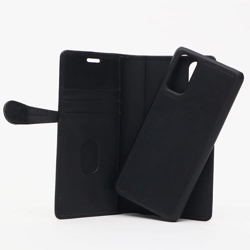 BUFFALO BUFFALO äkta läder Plånboksväska Samsung S20 - Black