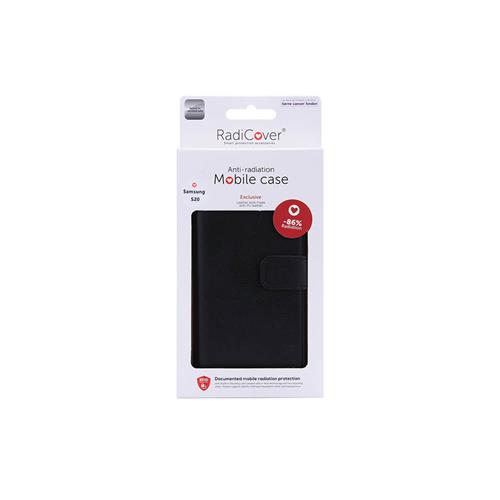 Radicover RADICOVER Strålningsskydd Plånboksväska PU Samsung S20 - Svart