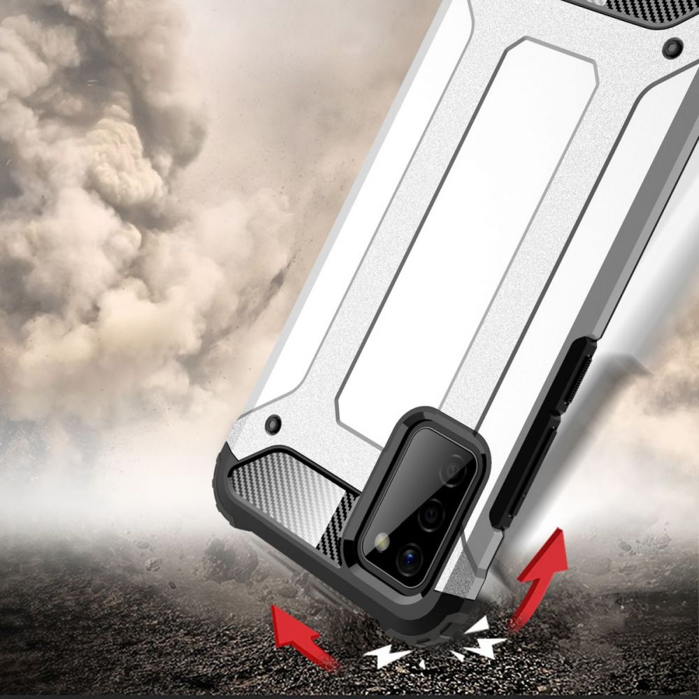 OEM Tough Armor Mobilskal Galaxy A02S - Svart