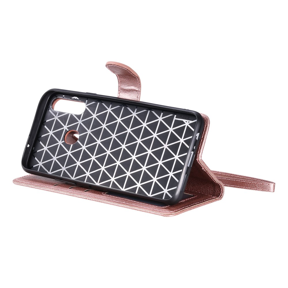 OEM Detachable 2-in-1 Plånboksfodral Samsung Galaxy A20s - Rose Gold