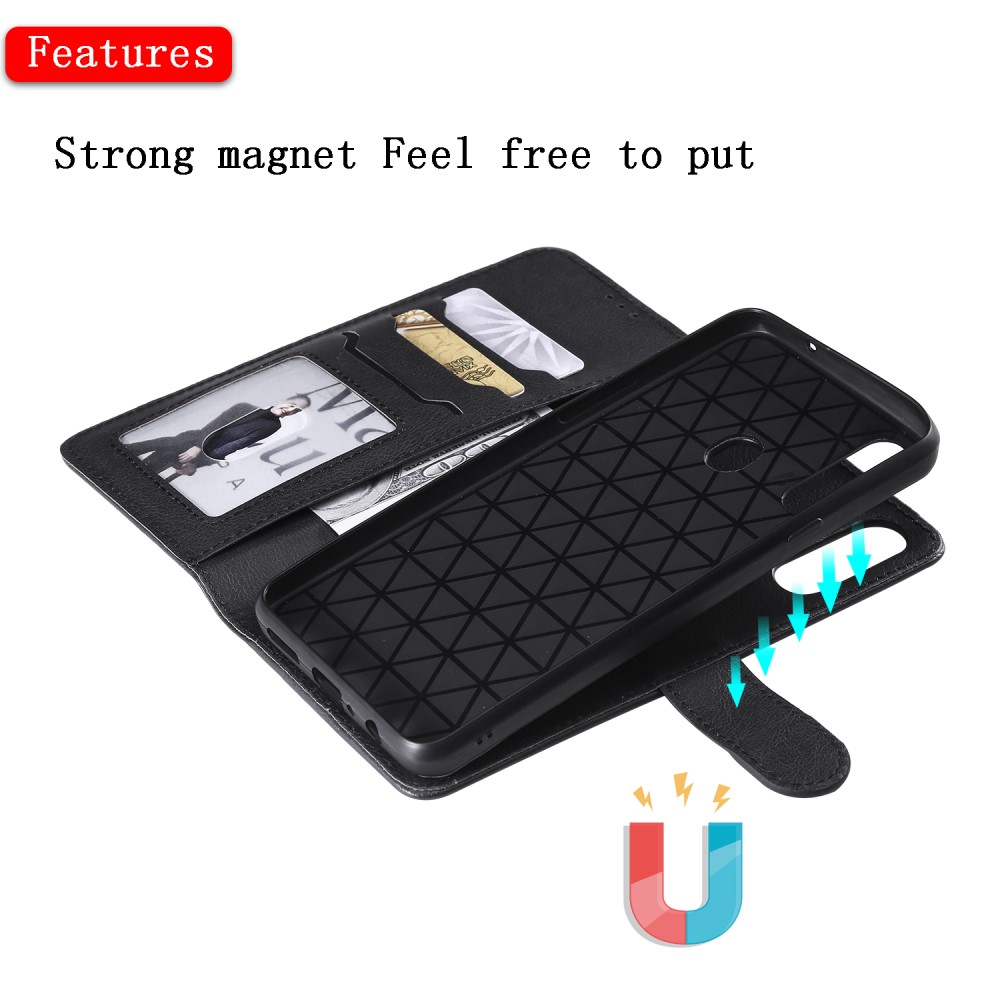 OEM Detachable 2-in-1 Plånboksfodral Samsung Galaxy A20s - Svart