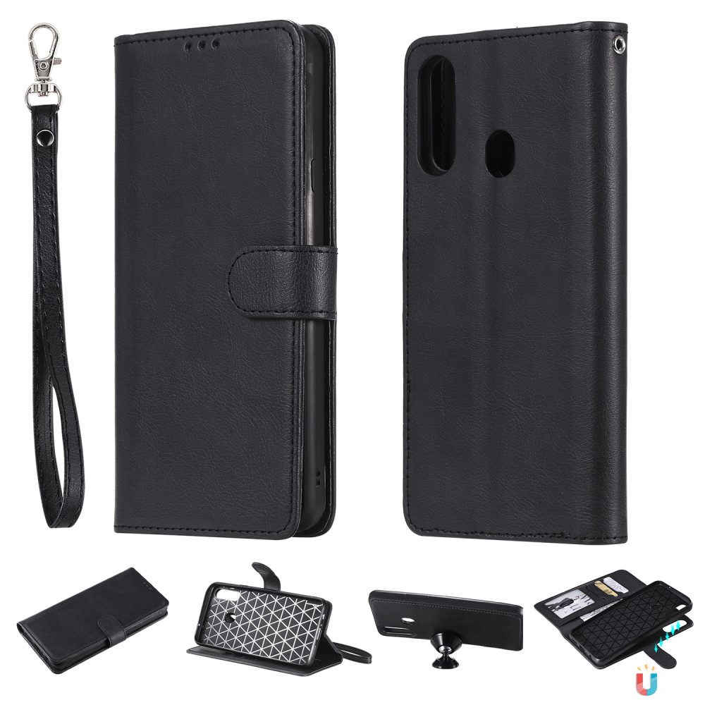 OEM Detachable 2-in-1 Plånboksfodral Samsung Galaxy A20s - Svart