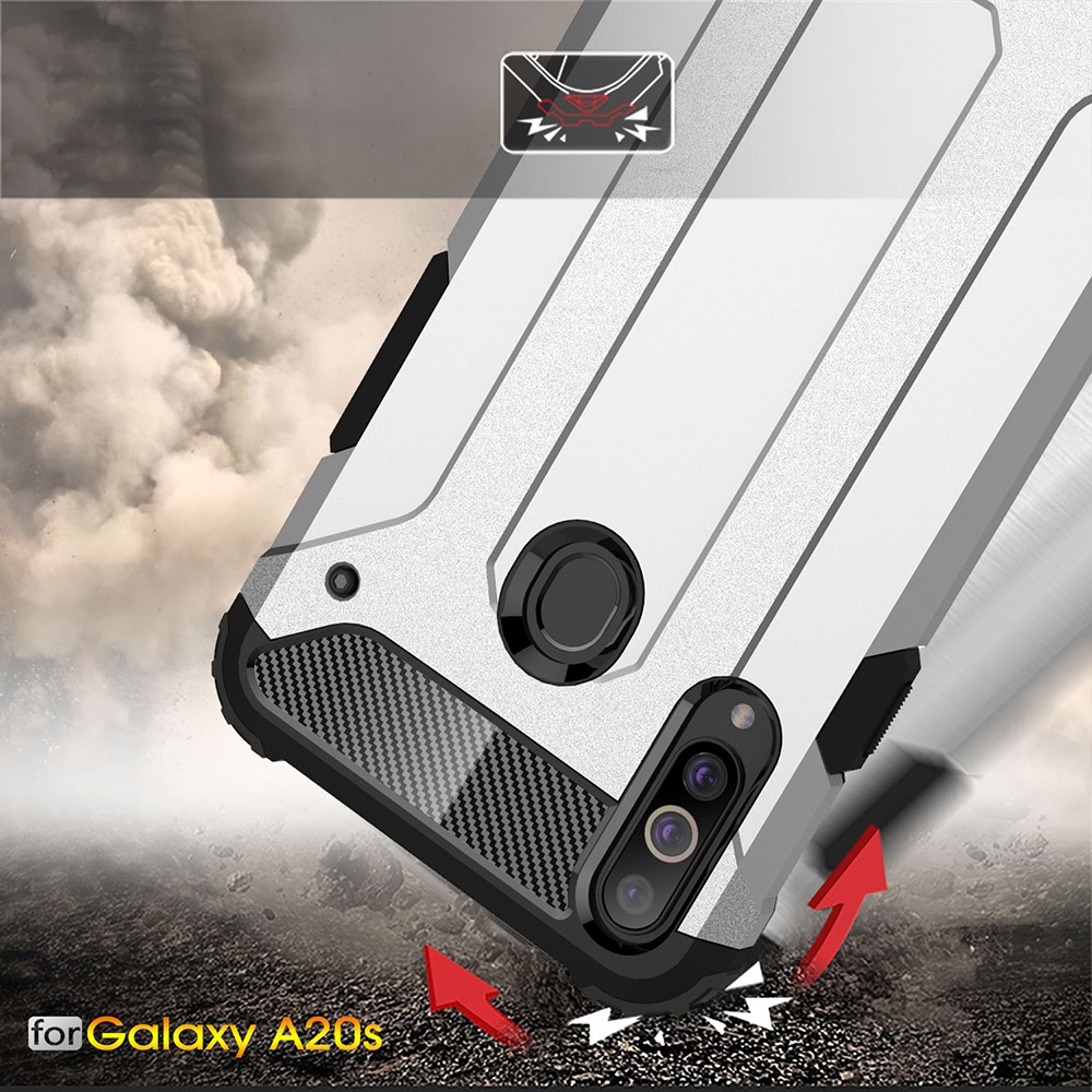 OEM Armor Guard Mobilskal Samsung Galaxy A20s - Rose Gold