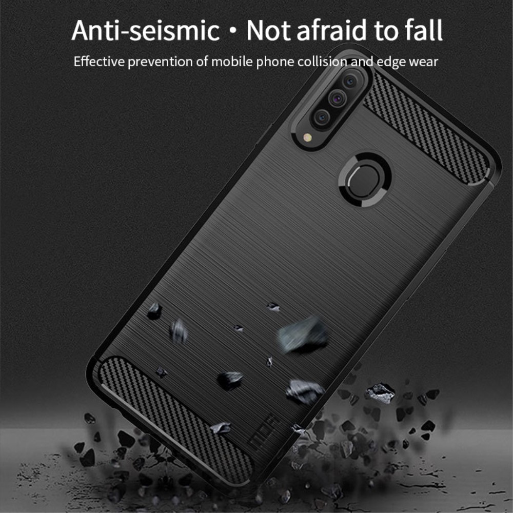 Mofi MOFI Carbon Fiber Samsung Galaxy A20s - Svart