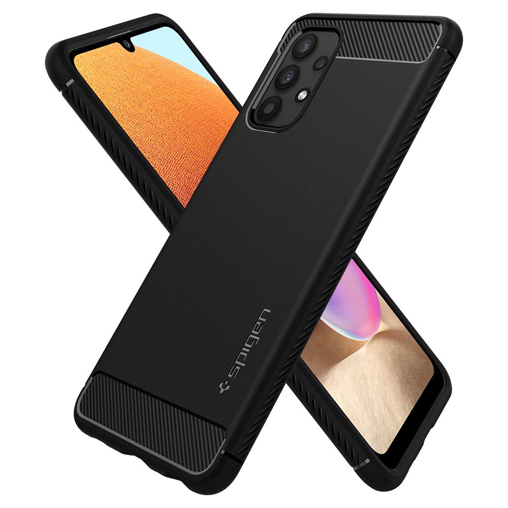 Spigen Spigen - Rugged Armor Mobilskal Galaxy A52/A52S 5G - Matte Svart