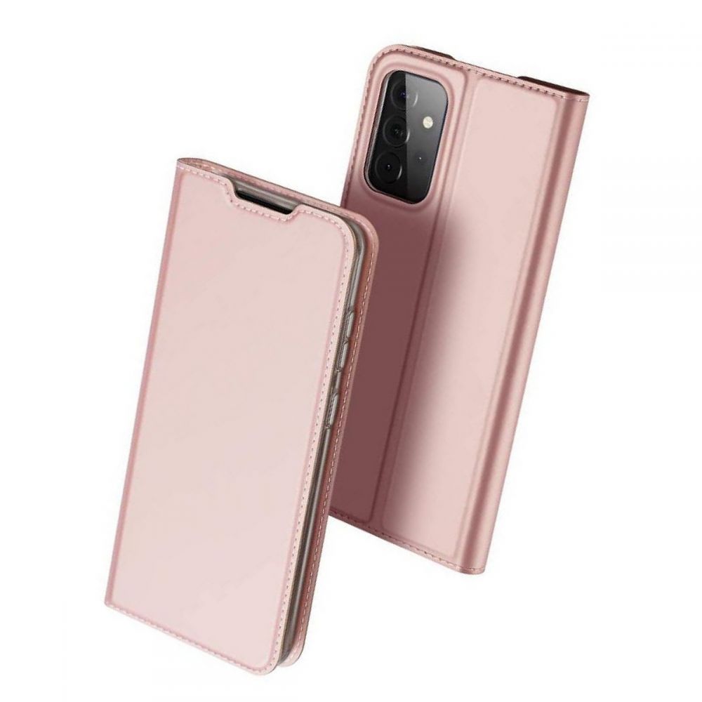 Dux Ducis DUX DUCIS Skin Pro Galaxy A72 Plånboksfodral PU Läder - Rosa