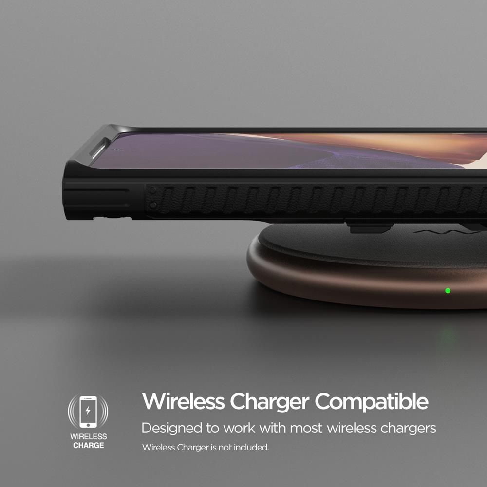 VERUS VRS DESIGN Damda QuickStand Skal Galaxy Note 20 - Svart