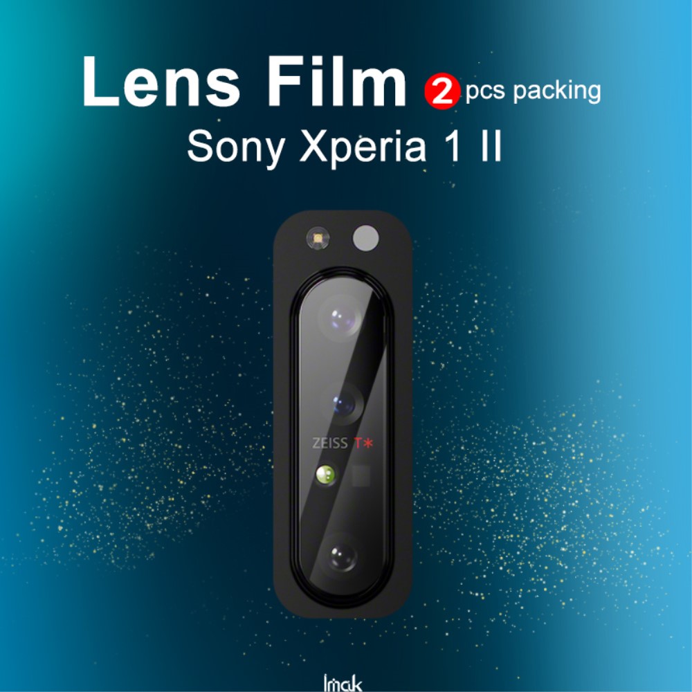 Imak IMAK 2PCS HD Härdat glas Kameralinsskydd Sony Xperia 1 II