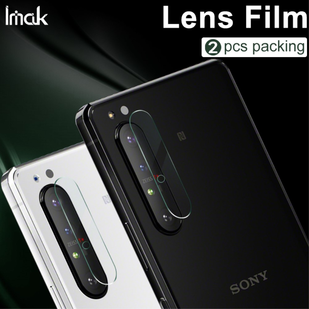 Imak IMAK 2PCS HD Härdat glas Kameralinsskydd Sony Xperia 1 II