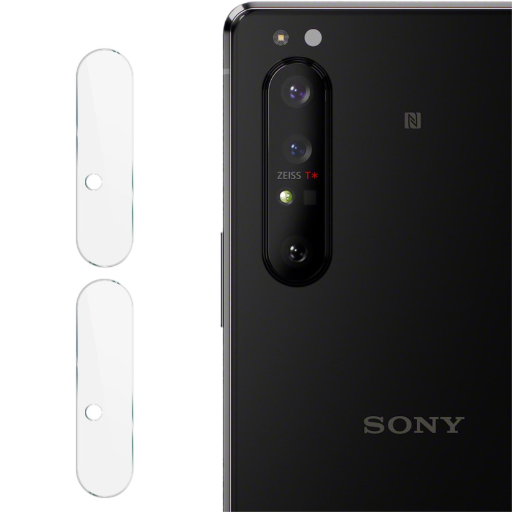 Imak IMAK 2PCS HD Härdat glas Kameralinsskydd Sony Xperia 1 II
