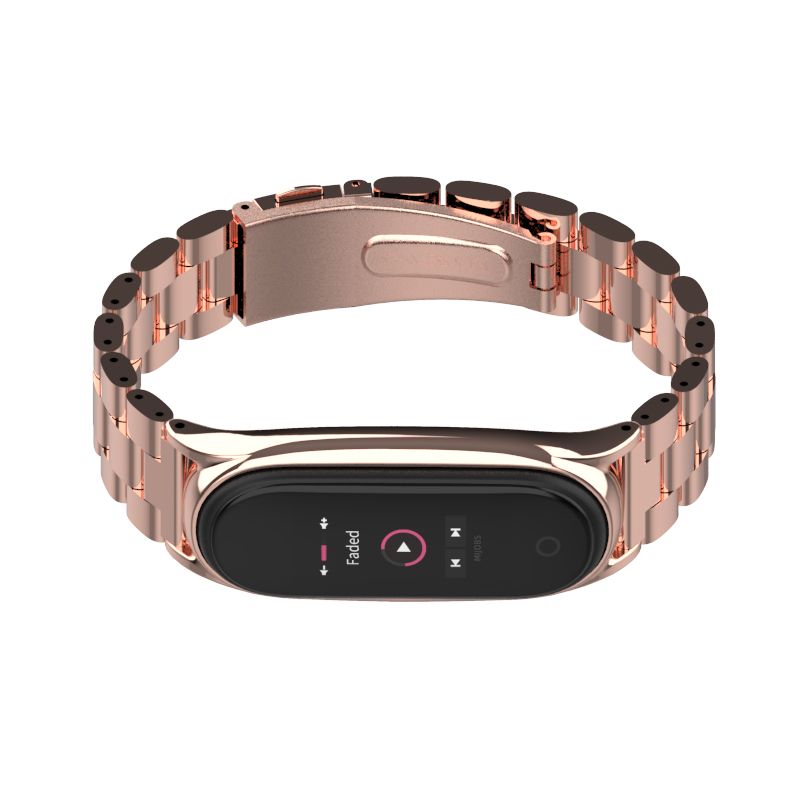 Tech-Protect Tech-Protect Stainless Xiaomi Mi Smart Band 5 - Rose Gold