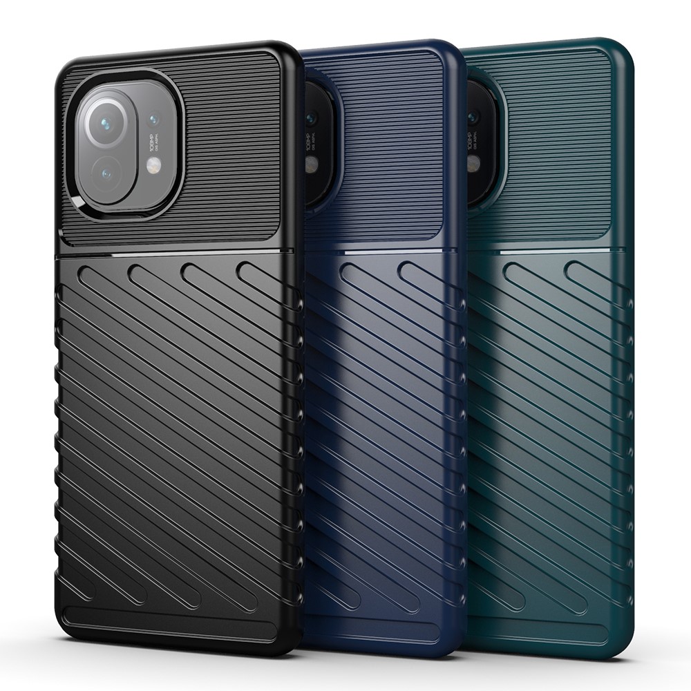 OEM Thunder Twill Mobilskal Til Xiaomi Mi 11 - Svart