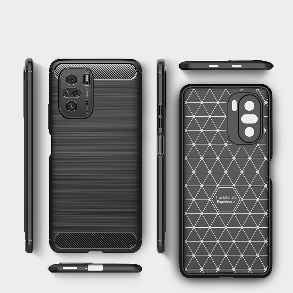 OEM Carbon TPU Mobilskal till Xiaomi Mi 11i / Poco F3 - Svart