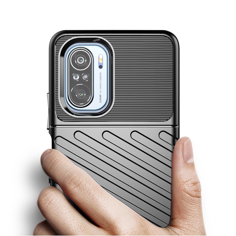 OEM Thunder Twill Jazz Skal till Xiaomi Mi 11i / Poco F3 - Svart