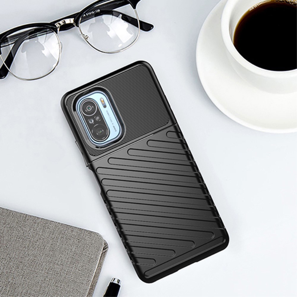 OEM Thunder Twill Jazz Skal till Xiaomi Mi 11i / Poco F3 - Svart