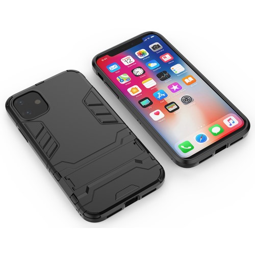 OEM Skal med Kickstand Stativ för iPhone 11 Pro Max - Svart