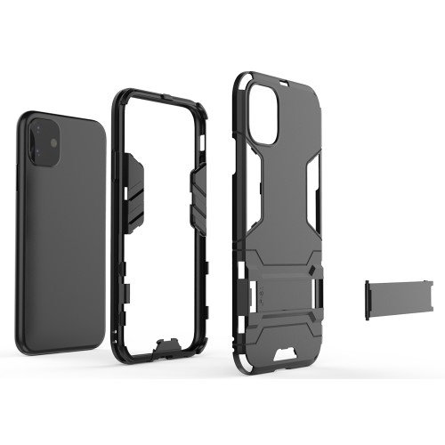 OEM Skal med Kickstand Stativ för iPhone 11 Pro Max - Svart